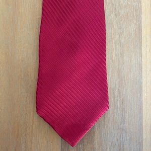 Men's Red Covington Silk Formal Tie